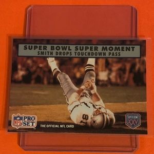 Jackie Smith #144 1990 Pro Set [Super Bowl 160] Football Trading Card